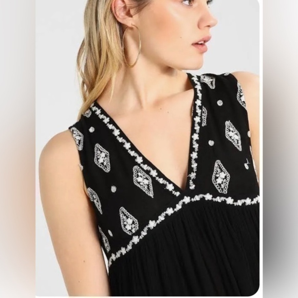 We the Free Embroidered Oversized Tunic/Tank - XS